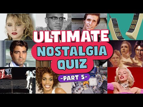 VINTAGE QUIZ: 50s, 60s, 70s & 80s Nostalgia quiz! PART 5 💡 Test Your Memory! 🧠