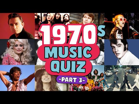 1970s Songs Quiz: Who Sang That Song? 🎸 Guess the Artist  🤔 PART 3