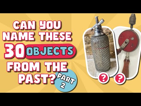 Senior QUIZ: Remember these vintage objects?  PART 2 🧠 Test your memory! 👑