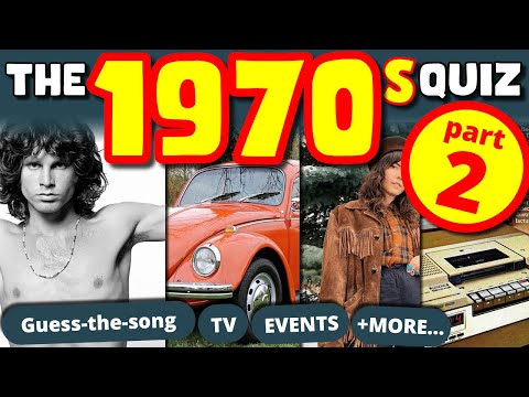 Ready to Relive The 70s?! 🕺 Take on The 1970s Senior Quiz 🌟 Refresh Your Memory! 🏆 PART 2