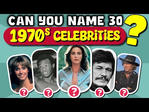 Did You Grow Up In The 1970s? 🧠 Name These Iconic 70s Celebrities! 👑 Senior QUIZ