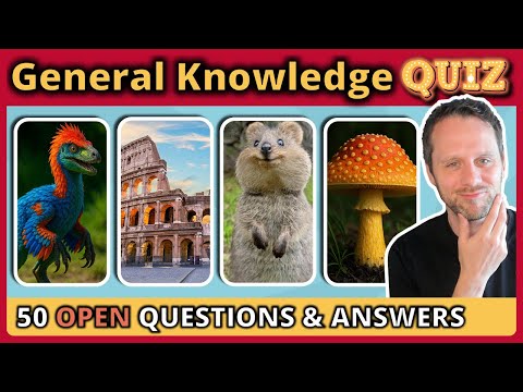 50 QUIZ QUESTIONS, but can you score 43+? 🧠 GENERAL KNOWLEDGE TRIVIA QUIZ!