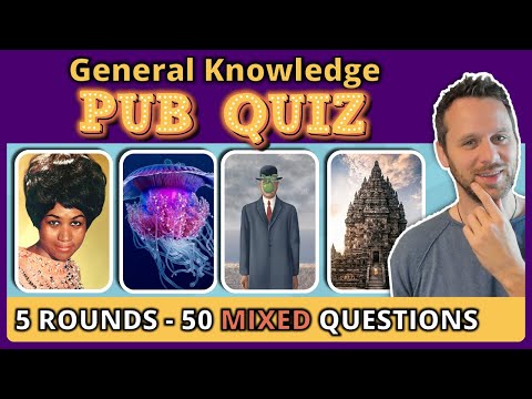 50 Question TRIVIA QUIZ 🧠 Ultimate 5-ROUND PUB QUIZ Challenge!