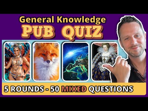 ⚠️ 50 question CHALLENGING TRIVIA QUIZ 🧠 Beat the 5-ROUND PUB QUIZ!