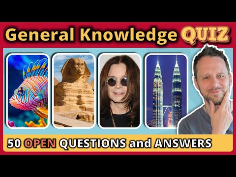 🚨 GENERAL KNOWLEDGE TRIVIA QUIZ 🚨 Can you score 45/50?