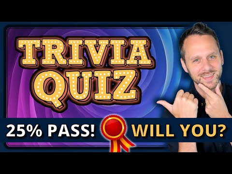 TRIVIA QUIZ 🚨 This Pub Quiz is not that hard… or is it?