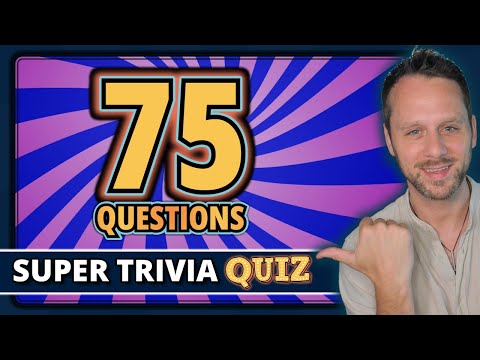 TRIVIA QUIZ 🏆  75 General Knowledge Pub Quiz questions