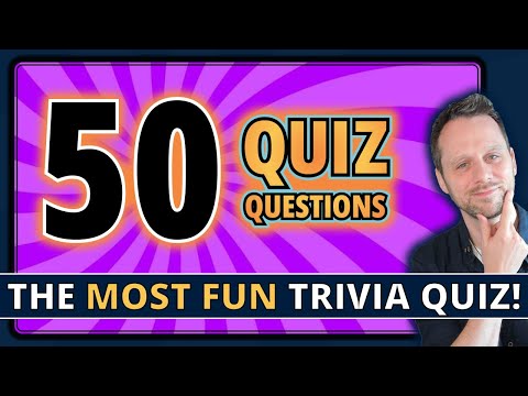 TRIVIA QUIZ 🧠 50 General Knowledge Questions (Pub Quiz)
