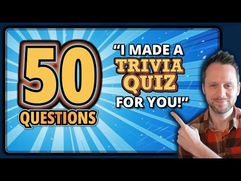 TRIVIA QUIZ ⚡ 50 General Knowledge Pub Quiz questions for YOU!