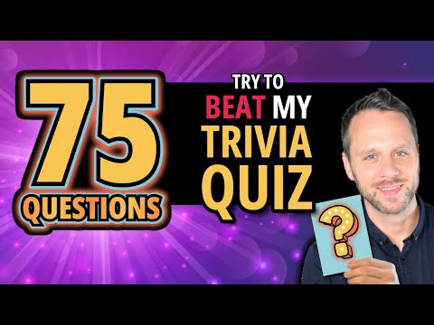 TRIVIA QUIZ ▶️ 75 Questions 🏆 General Knowledge Pub Quiz with 7 rounds