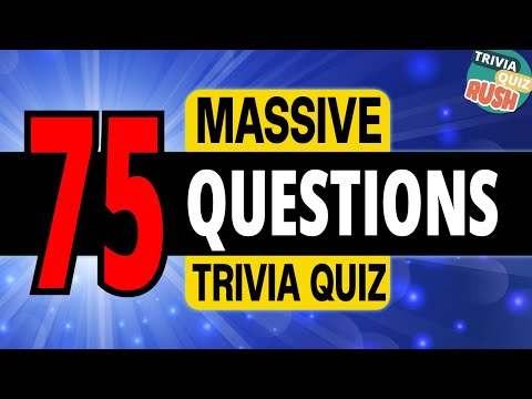 The TRIVIA QUIZ that’s unlike the others!  🏆 75 Questions General Knowledge Pub Quiz