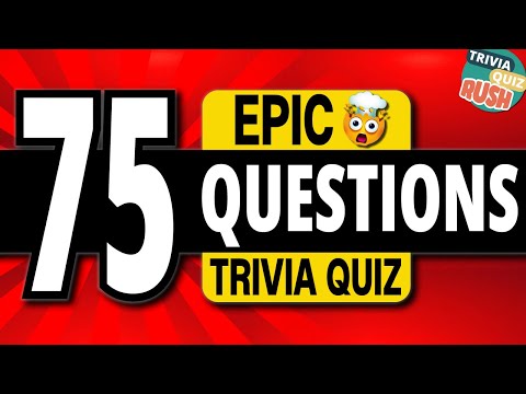 The most EPIC TRIVIA QUIZ on YouTube ➡️ 75 General Knowledge Questions Pub Quiz!