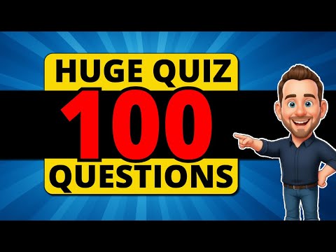 MASSIVE Trivia Quiz! 🏆 100 General Knowledge Questions Pub Quiz