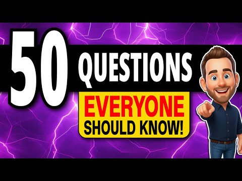 50 Trivia Quiz questions EVERYONE should pass! ➡️ Will you?