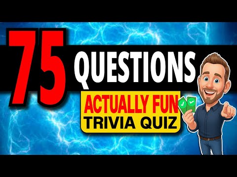 The FUN Trivia Quiz EVERYONE is playing! ➡️ 75 Questions
