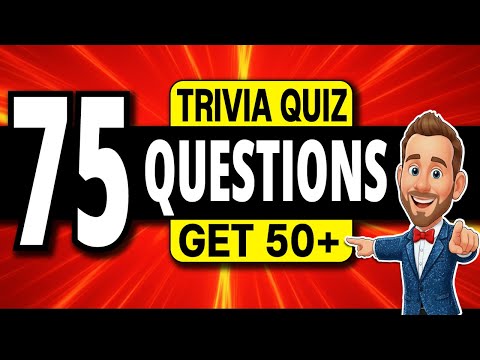 75 MOST FUN Trivia Quiz Questions EVERYONE Should Watch!