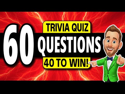 60 MOST FUN Trivia Quiz Questions EVERYONE Needs to Try!