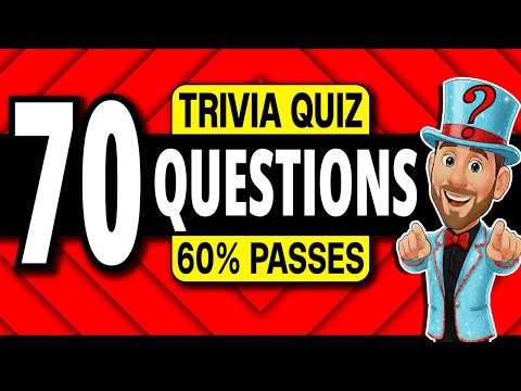 SUPER FUN Trivia Quiz 🏆 70 Questions EVERYONE Enjoys!