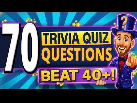 70 FUN Questions Trivia Quiz EVERYONE Needs To Try!