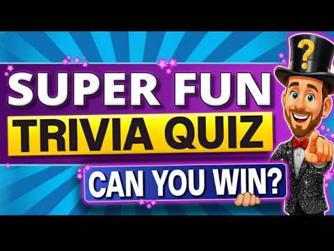 FUN Trivia Quiz Questions EVERYONE Should Beat! Can You? 🏆 General Knowledge Pub Quiz