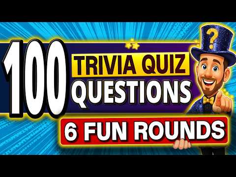 100 SUPER FUN Questions Trivia Quiz EVERYONE Should Try!