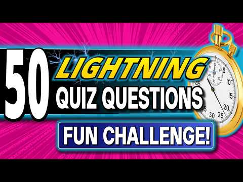 50 FUN QUICKFIRE Quiz Questions EVERYONE Should Try!