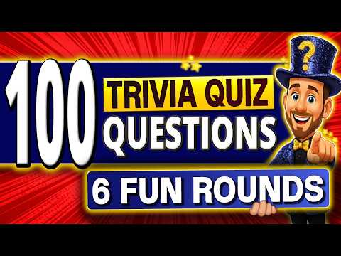100 SUPER FUN Trivia Quiz Questions EVERYONE Should Play!