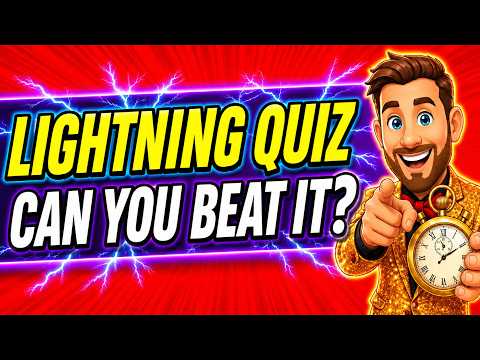 50 QUICKFIRE Quiz Questions ⚡ Can YOU Beat this RAPID FIRE Quiz?