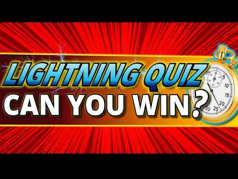 100+ FUN QUICKFIRE Questions Trivia Quiz EVERYONE Can Beat. Can YOU?