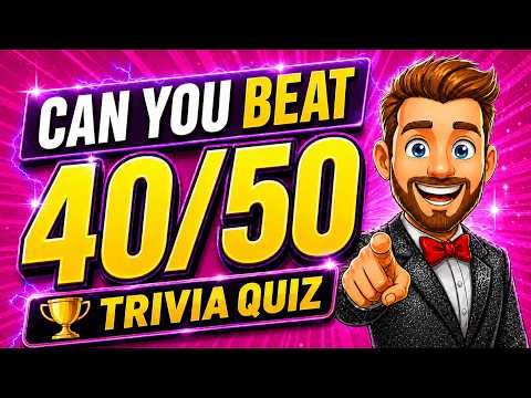 50 SUPER FUN Trivia Quiz Questions EVERYONE Should Know! ⚡ QUICKFIRE Quiz