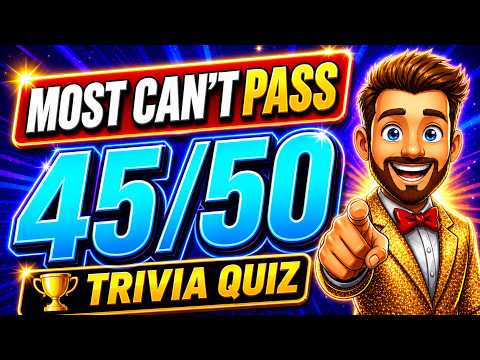 50 FUN Questions Trivia Quiz EVERYONE Must Try! ⚡ RAPID FIRE Quiz