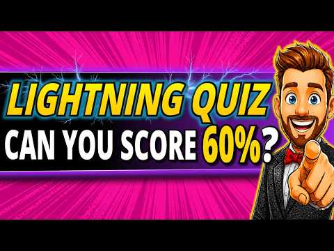 50 RAPID FIRE Trivia Quiz Questions ⚡ SUPER FUN General Knowledge Challenge!