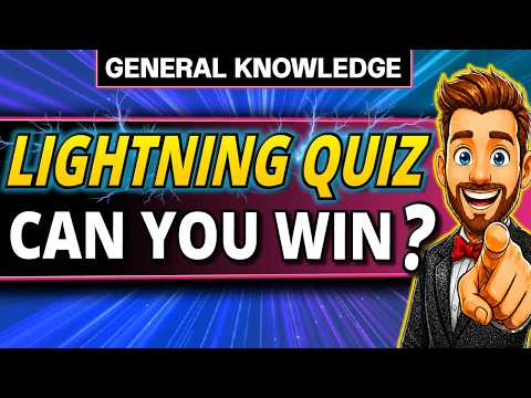 100 RAPID FIRE Quiz Questions EVERYONE Should Beat! ⚡ QUICKFIRE Trivia
