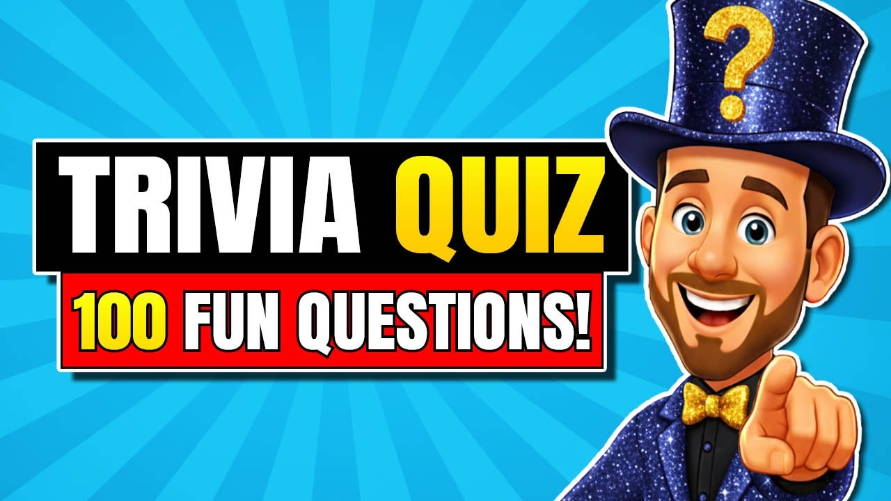 5 Round General Knowledge Quiz | 100 Trivia Quiz Questions
