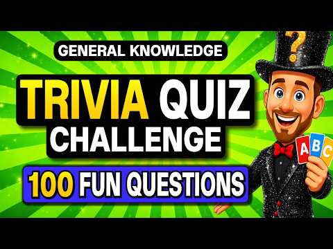 100 Trivia Quiz Questions ⚡ General Knowledge QUICK-FIRE Quiz!