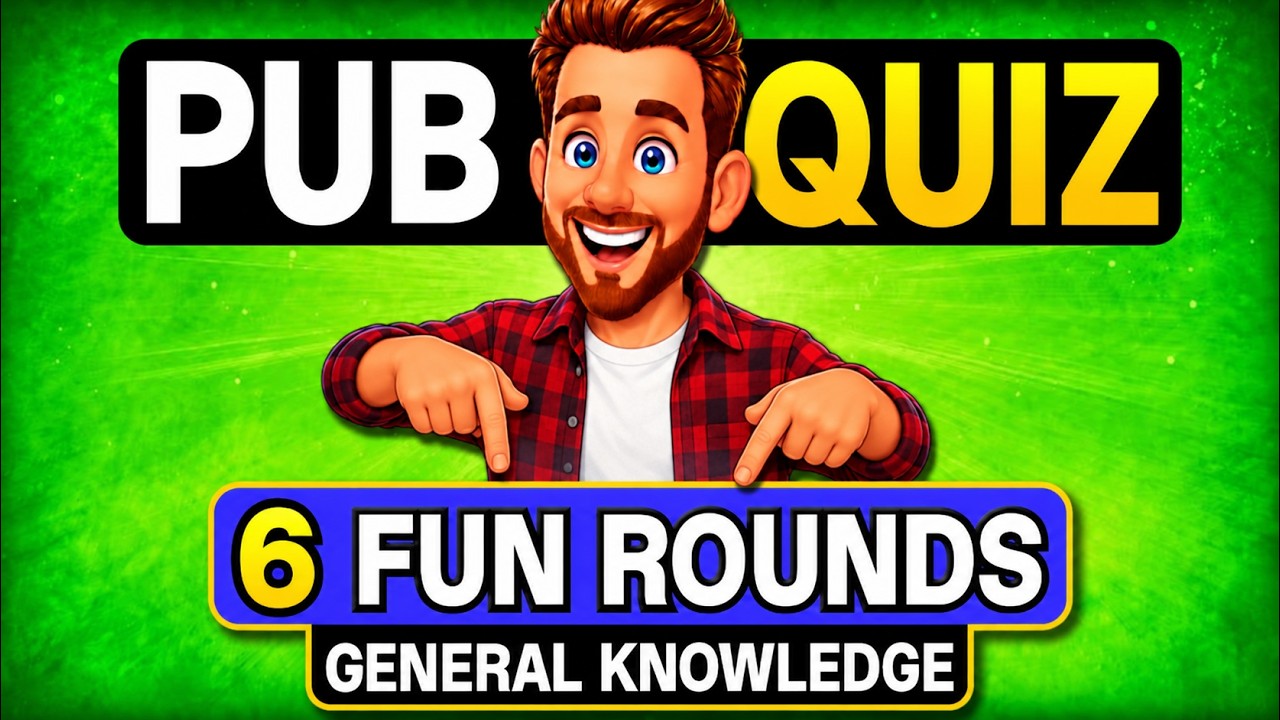 100 Questions | 6 Round Pub Quiz 🏆 Beat The General Knowledge Trivia Challenge!