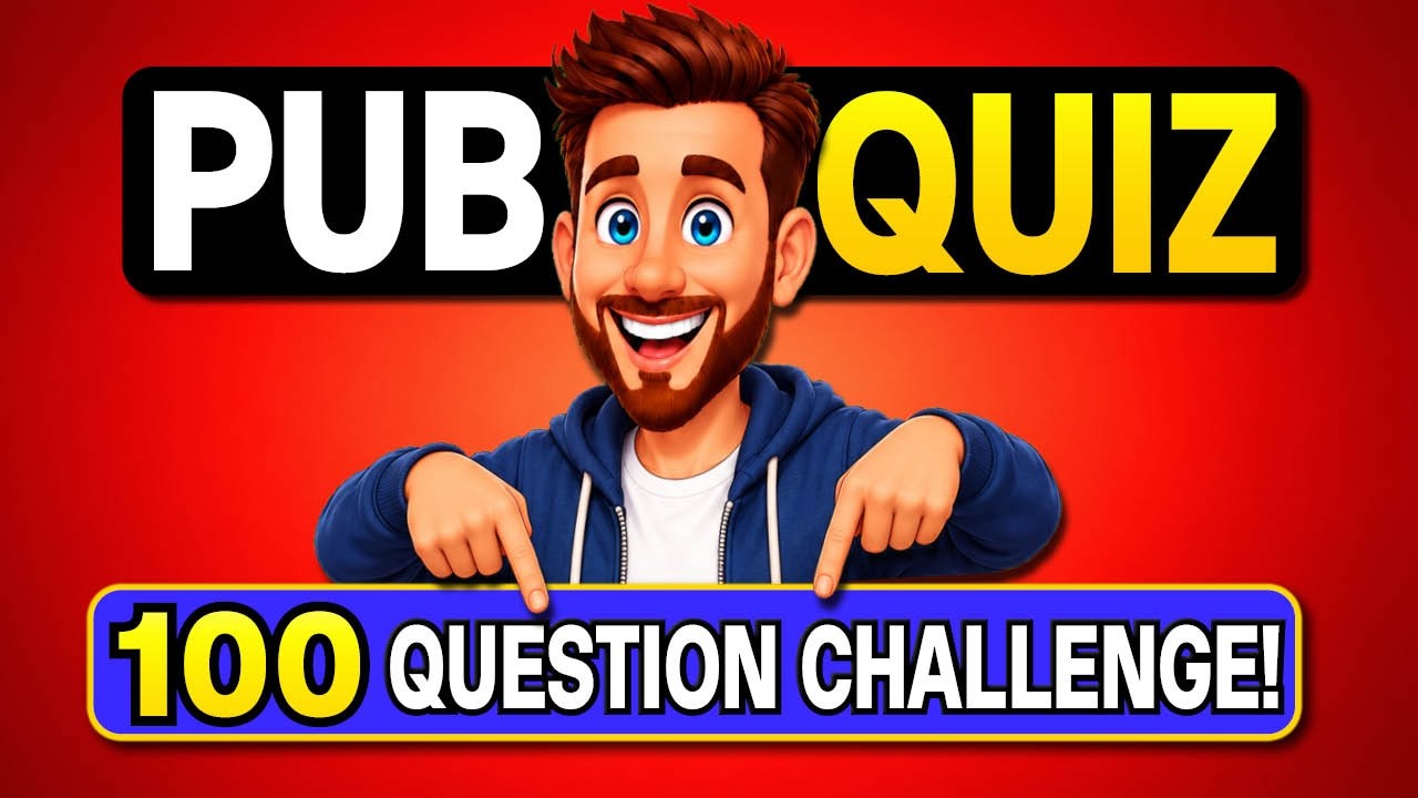 6 FUN Pub Quiz Rounds | 100 General Knowledge Trivia Questions