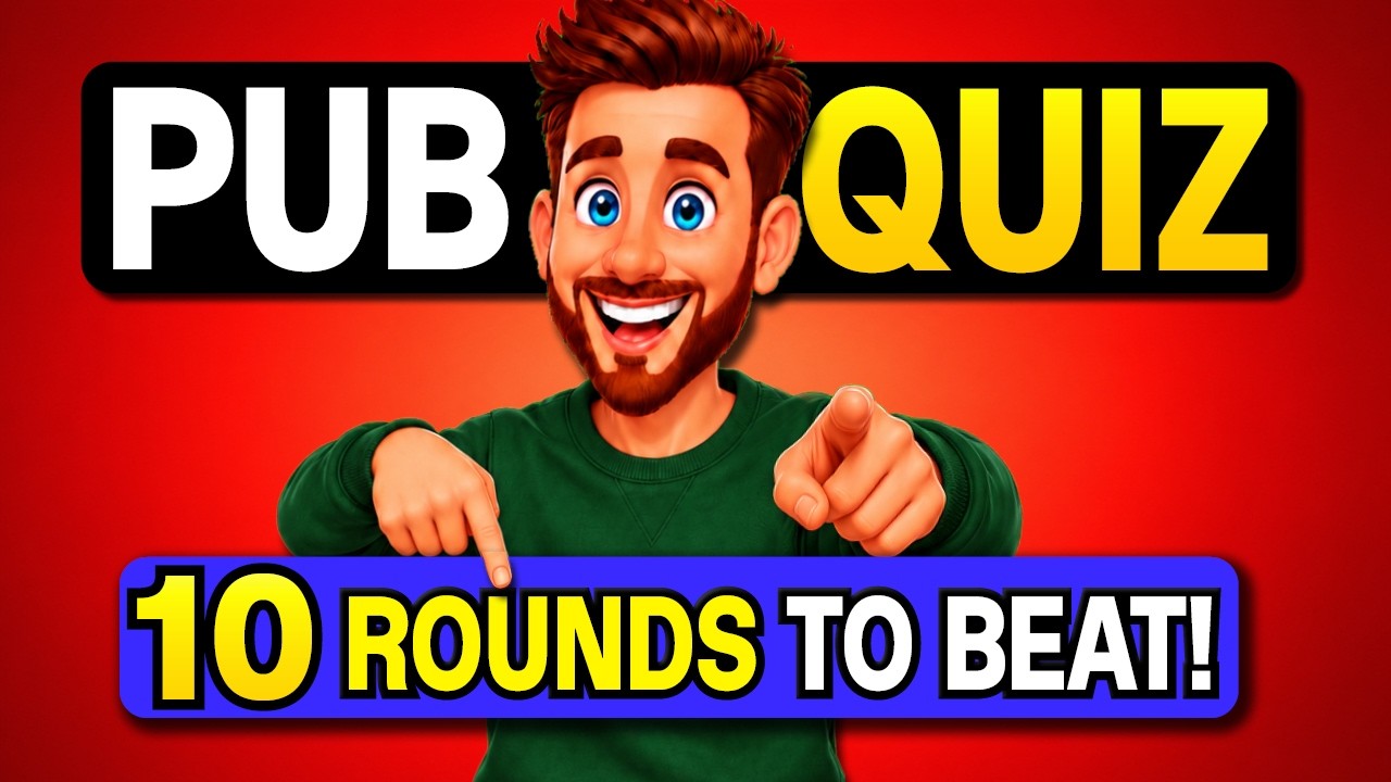 10 FUN Pub Quiz Rounds | 120 General Knowledge & Trivia Questions