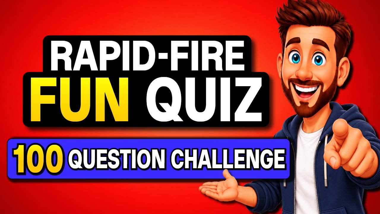 100 FUN General Knowledge Quiz Questions ⚡Can You Beat The Challenge?